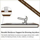 Fuxi 8x10 Sketchbook, Top Spiral-Bound Sketch Pads, 100-Sheets_68lb/100gsm | Brown | 10" x 8" (Pack of 1) — 5