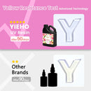 YIEHO UV Resin 1000g -Bulk Upgraded Crystal Clear Hard UV Fast Curing Epoxy Resin Supplies for Craft Jewelry Making 1KG — 3