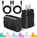 Type C Charger Fast Charging, 2Pack [10FT&6FT] Long USB C Cable with 25W Phone Super Fast Charger Block Compatible with Galaxy S26+/S25 Ultra,iPhone 18/17/16/Air/Plus/Pro Max/Duo photo 1