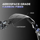Welnove Carbon Fiber Sport Insoles with Arch Support - Shock Absorbing Performance Insoles for High Impact Sport- Energy Return,Increased Performance and Injury Protection-Not for Tight Shoes - L - Sky Blue — 6