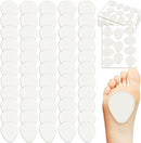 Shynek 55Pcs Metatarsal Foot Pads for Women 1/4” Thick Felt Metatarsal Pads for Foot,Ball of Foot Cushions, Adhesive Metatarsal Pads Mens for Forefoot and Pain Lessen, Plantar Fasciitis (White) 1