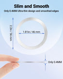 KALAPOP Magnetic Wireless Charging Magsafe Ring-6 PCS,Ultra-Thin(0.4mm) Magsafe Sticker,Compatible with iPhone 17/Air/16/15/14/13 Series,Samsung Galaxy,Google Pixel,Magsafe Accessories-3Black&3Silver photo 6