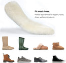 Premium Sheepskin Replacement Insoles for Women & Men, Thick Fluffy Fleece Wool Inserts for Slippers,Boots (Women 9 / Men 7) — 6