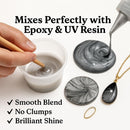 BALTIC DAY Silver Epoxy Resin Pigment Paste 6.7oz (191g) – Highly Concentrated Metallic Silver Resin Colorant for… — 3