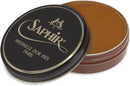 SAPHIR Medaille d’Or Pate De Luxe - Natural Wax Shoe Polish for Leather Shining | 100 ml | Light Brown — 1