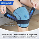 Comfpack Knee Ice Pack Wrap, 2 Hours Ice Pack for Knee Replacement Surgery — 5