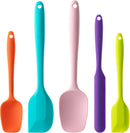 Silicone Spatula Set,5 Piece Food Grade Rubber Spatulas,Multicolor — 1