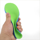 Boy Girl Orthotic Insoles with Arch Support Cushion Durable Foot Care Inserts for Flat Feet for Running Hiking and Daily Use - Green — 4
