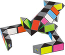 Larger Snake Cube Puzzle Fidget Sensory Toy Vivid Rainbow 8 Colors Magic Ruler Twist Cube Puzzle Games Brain Teaser Puzzles Top Anti-Anxiety Fidget Twisty Toys (72 Wedges) — 4