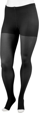 Juzo Soft 2001 Pantyhose Compression 20-30 mmHg Open Toe, Short | Black | 3 (III) — 1
