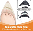 16 Pairs Shoe Filler Heel Pads for Womens Shoes - Shoe Filler for Too Big Shoes Women with Toe Inserts, Toe Inserts for Too Big Fit — 2