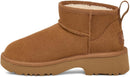 UGG Girls' K Classic Ultra Mini New Heights – Chestnut — 4