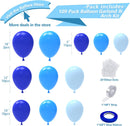 Kelfara 109Pcs Blue Balloon Garland Arch Kit for Baby Shower Birthday Decor — 2