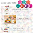 Project Genius: Chroma Cube, A Colorful Logic Puzzle, 12 Colorful Wood Blocks, 25 Brainteaser Cards, Puzzle, Great Gift, 1 Player Game Logic — 4