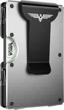 Lenvoten Upgraded Hinged Minimalist Wallet for Men, RFID Blocking Wallet - Gunmetal — 1