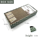Cat Scratcher Cardboard Scratching Pads Scratch Lounge Bed with Catnip 3PCS Reversible Corrugated Cardboard with Scratch Box — 2