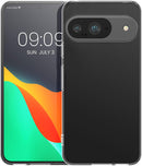 kwmobile Case Compatible with Google Pixel 9 - Clear Case Soft Slim Flexible Protective TPU Phone Cover - Transparent — 5