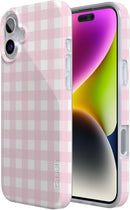Casely iPhone 16 Case | Pink Plaid | Sunday Best | Compatible with MagSafe | Classic Ultra Slim Design photo 3
