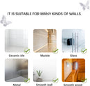 SAOROPEB 3D Butterfly Wall Decor, 48 Pcs 4 Styles 3 Sizes, Removable Metallic Wall Sticker Room Mural Decals for Kids Bedroom Nursery Classroom Party Decoration Wedding Decor DIY Gift (Sliver) | 48 Pcs, Silver — 7