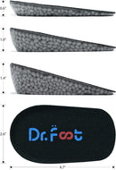 Dr.Foot Height Increase Insoles, Heel Cushion Inserts, Heel Lift Inserts for Leg Length Discrepancies - Black — 5