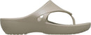 Crocs Women's Kadee Wedge Platform Flip Flop Sandals Cobblestone 9 — 5