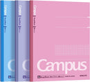 KOKUYO Composition Notebooks, 3 Pack Campus 9-3/4" x 7-1/2" Comp Book with Graph Paper 5x5, 80 Sheets, Pink Blue Lavender Journal Notebook for School Work Study Note Taking (WSG-NO-308CG3×3) | 5x5 Graph — 1