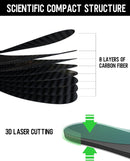 1.2mm Hard Toe Special Use Carbon Fiber Insole, 290mm Rigid Foot Support Insert, Orthotic Shoe Stiffener Insert for Hallux Rigidus Mortons Toe, Men's Size 13 — 6
