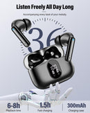 Wireless Earbuds, Bluetooth 5.4 Headphones Bass Stereo/Clear Calls, Black photo 5