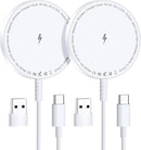 MagSafe Charger 2 Pack: Magnetic Wireless Charge iPhone 17-12 & AirPods photo 1