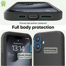 LOVE 3000 Designed for iPhone 16 Case, Premium Silicone with [Soft Anti-Scratch Microfiber Lining] Shockproof Protective Phone Case for Men Women Girls 6.1", Black — 3