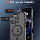 SUPFINE Magnetic for iPhone 16 Pro Max Case Black — 4