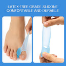 Promifun Bunion Cushion Protector, 10 Packs of Bunion Corrector Pads with Separator for Big Toe, Gel Shield for Foot Pain Relief, Calluses, Corns - Blue — 3