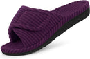 Litfun Orthopedic Slippers for Women Arch Support House Shoes - Dark Purple — 1