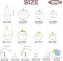 XKCWXY 483Pcs Earring Making Kit with Beading Hoops and Earring Findings — 2