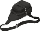 Banelu Small Sling Backpack Crossbody Bags for Women Men, Small Sling Bag Cross Body Bag Fanny Packs Crossbody Purses - Black — 5