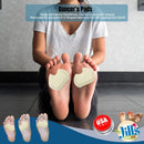 Dr. Jill's Foot Pads, Latex Free, YJ30-4055, Sesamoid Pad Skived 1/4" Felt -Right- (12 Pack) Dancers Pad 5
