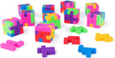 Super Z Outlet 12 Pack Colorful Puzzle Erasers Miniature Pencil Erasers Children Party Favors, Classroom Student Prize Packs, Brain Teasers (Cube) — 1
