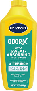 Dr. Scholl's Odor-X Odor Fighting Foot Powder 6.25 oz (Pack of 4) — 4