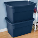 Sterilite Tote, Plastic Storage Bins with Snap Lids, 30 Gallon, 6-Pack — 6