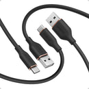 Anker USB A to USB C Cord, Flow Cord, USB to USB C Cable (2Pack,6FT,Black) 1