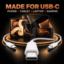 3-Pack 6FT 60W USB-C to USB-C Fast Charging Cable for iPhone 18 Pro/17/Duo 6