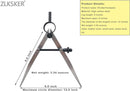 6 Inch Adjustable Lockable Steel Divider Wing Leather Compass — 3