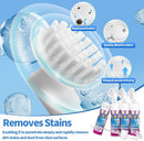 Yass Clean Shoe Cleaner, Water-Free Sneaker Cleaner Foam, White Shoe Cleaner Kit with Brush for Sneaker, Tennis, Leather, Canvas, Golf, Boot, 4 Pack 6.76 Oz — 2