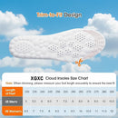 4D Cloud Steppers Insoles for Men and Women, Work Boot Cushioning Inserts - Orange — 6