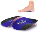 PCSsole 3/4 Orthotics Shoe Insert for Plantar Fasciitis Relief | High Arch-purple — 1