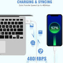 iPhone Charger, 10FT 2 Pack Long Lightning Cable【Apple MFi Certified】10Foot 6