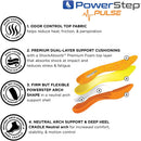 PowerStep Pulse Performance Insole, Neutral Arch, Men 10-10.5 / Women 12 - Orange — 3