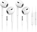 Antool Wired Earbuds,【Ultra Clear Calls & no Noise】 Headphones Earbuds Wired 3.5mm, in-Ear Earphones with Mic, Compatible with iPhone/iPad/Android/Laptop/PC 【2 Pack】 photo 1