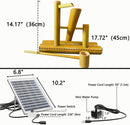 Bamboo Fountain with Pump & Solar Powered， Japanese Rocking Fountains Kit