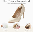 Heel Pads Cushions Inserts for Loose Shoes Heel Grips (Beige+Black,18Pcs) - Black and Beige | 9-pairs — 3